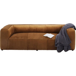 Sofa Cubetto 3-Sitzer Velvet Braun 220cm