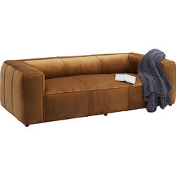 Sofa Cubetto 3-Sitzer Velvet Braun 220cm