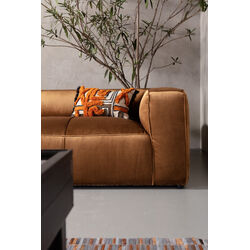 Sofá Cubetto 3 pl Velvet marrón 220cm