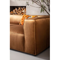 Sofa Cubetto 3-Sitzer Velvet Braun 220cm