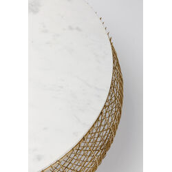 Coffee Table Cesta Marble Gold Ø100cm