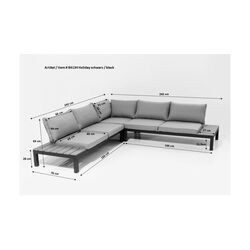 Set Holiday bianco Outdoor (4-pz)