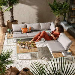 Sofa Set Holiday White (4/part)