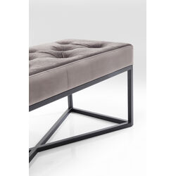 Panca Crossover grigio/nero 90x40cm