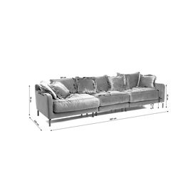 Sofa Lullaby 3-Seater Taupe