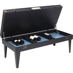 Coffee Table Collector Black 122x55cm