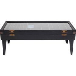 Table basse Collector noir 122x55cm