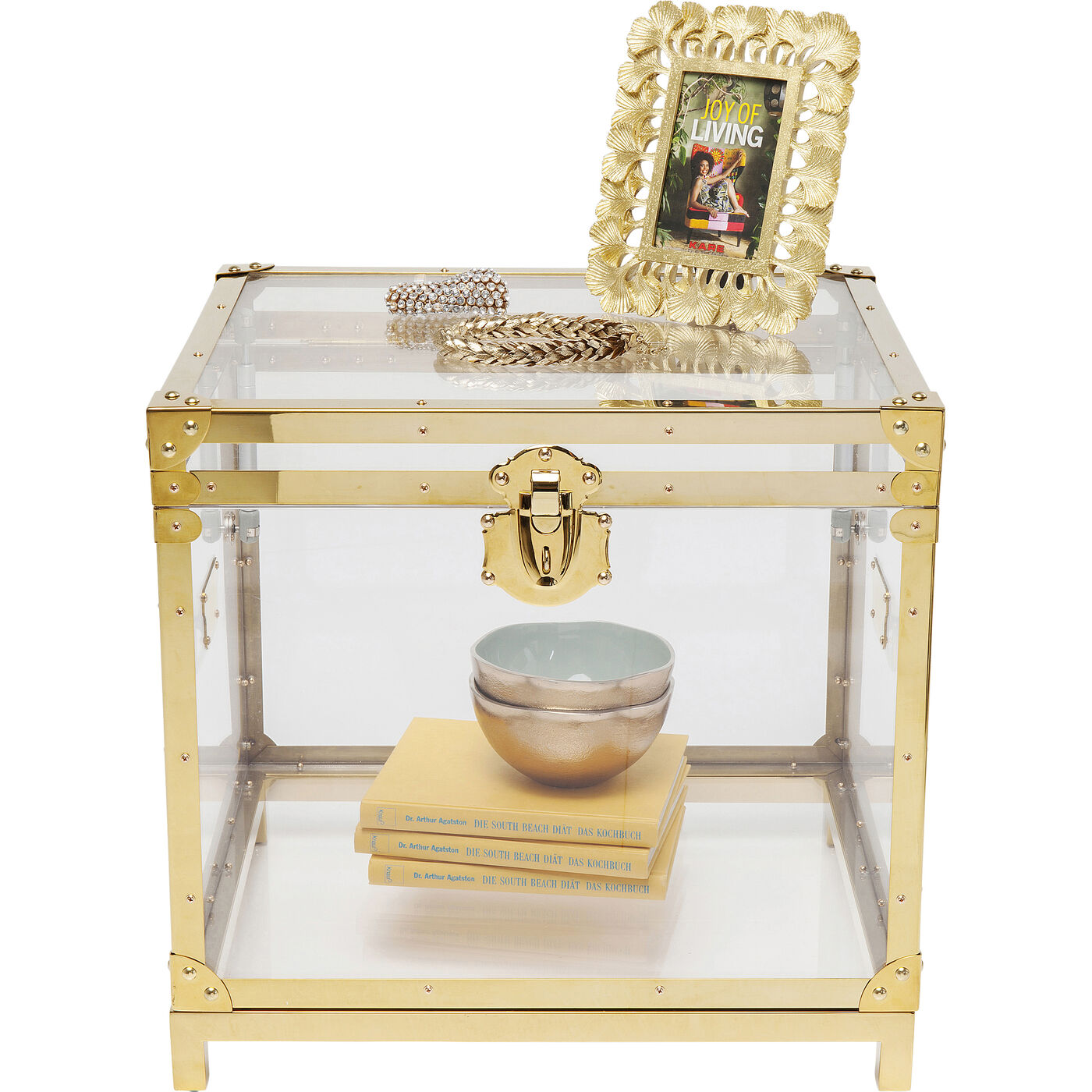 Side Table Trunk Storage Gala KARE USA