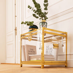 Side Table Trunk Storage Gala