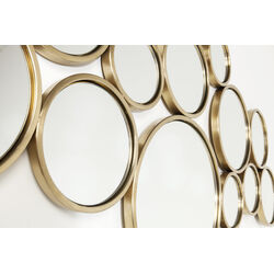 Mirror Bubbles Brass 138x93cm