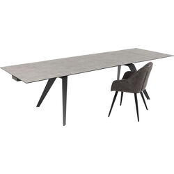 Extension Table Amsterdam Dark 200(45+45)x100cm