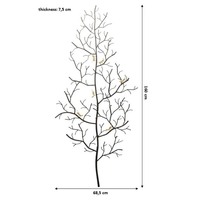 Wandgarderobe Ants On A Tree Groß