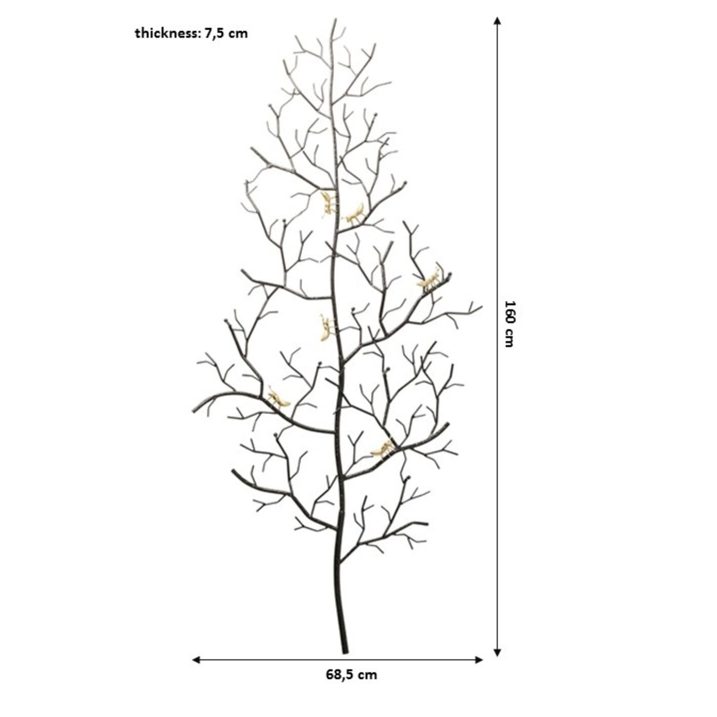 Coat Rack Ants On A Tree Big KARE USA