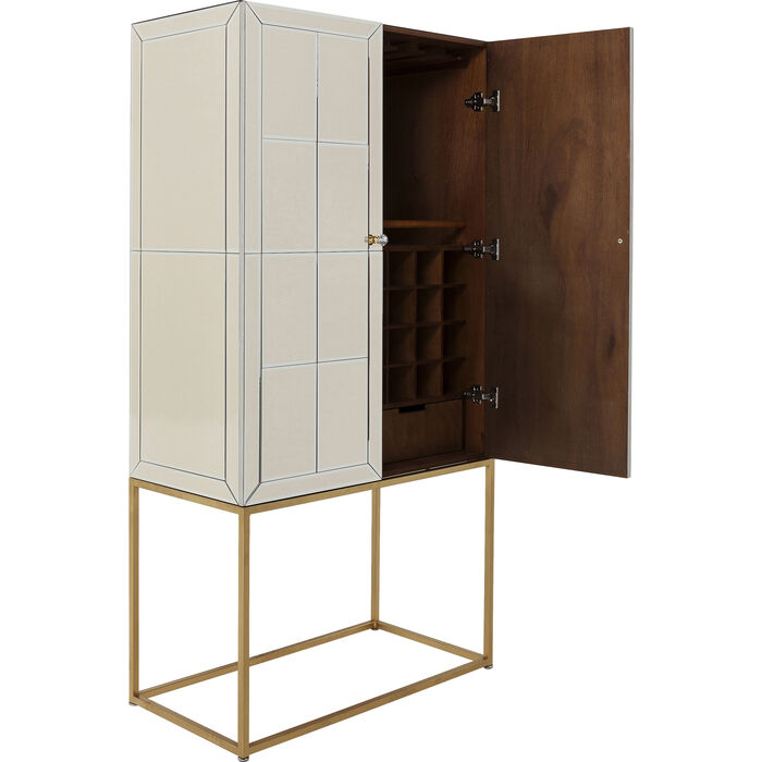 Bar Cabinet Luxury Pearl 89x181cm