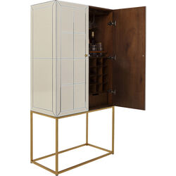 Bar Cabinet Luxury Pearl 89x181cm