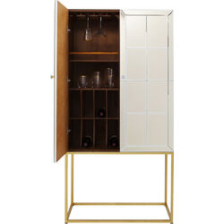 Bar Cabinet Luxury Pearl 89x181cm