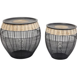 Mesa auxiliar African Drums (2/Set)