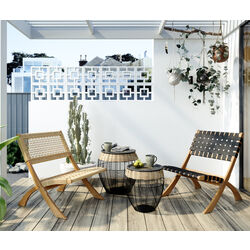84390 - Side Table African Drums (2/Set)