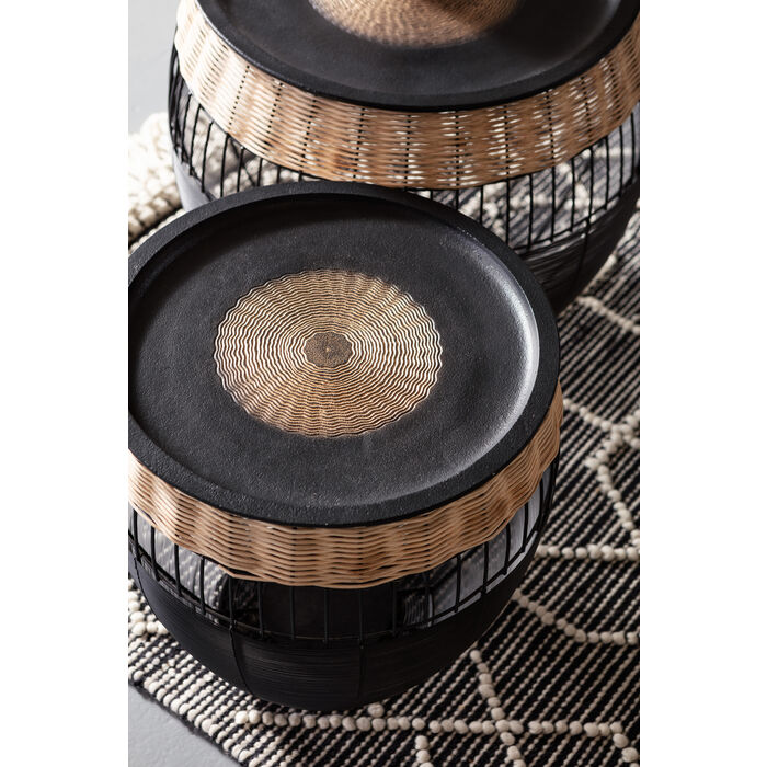 Table d'appoint African Drums (2/Set)