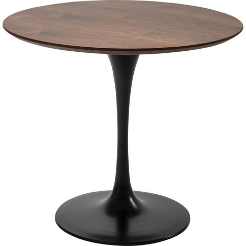 Table Invitation Set Walnut Black Ø90cm