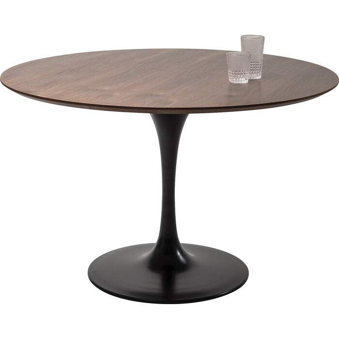 Table Invitation Set Walnut Black, Small Round Walnut Dining Table And Chairs Set In Nigeria