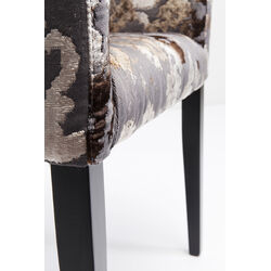 Chaise a. acc. Mode Sublime/maron foncé