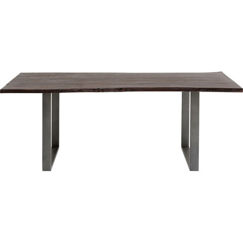 Table Harmony Dark Crude Steel 160x80
