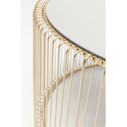 Couchtisch Wire Uno Brass Ø80cm