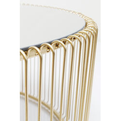 Couchtisch Wire Uno Brass Ø80cm