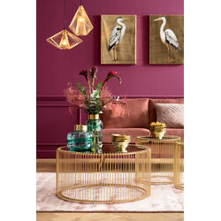 84516 - Coffee Table Wire Uno Brass Ø80cm