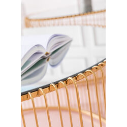 Couchtisch Wire Uno Brass Ø80cm