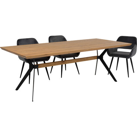 Table Uptown chêne 220x100