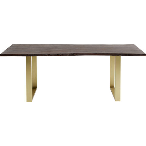 Mesa Harmony oscuro latón 160x80