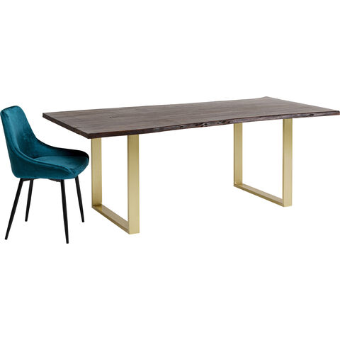Table Harmony Dark Brass 200x100