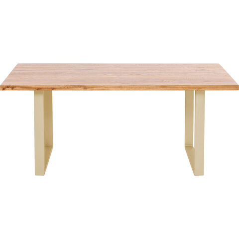 Table Jackie Oak Brass 160x80