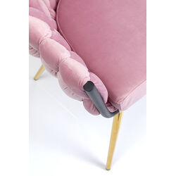 Chair with Armrest Knot Mauve