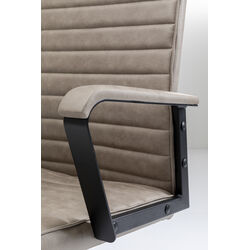 Chaise de bureau Labora dossier bas pebble