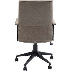 Chaise de bureau Labora dossier bas pebble