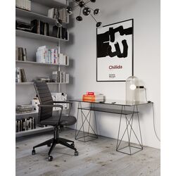 Chaise de bureau Labora dossier bas noir