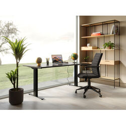 Chaise de bureau Labora dossier bas noir