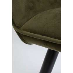 Chair with Armrest San Francisco Dark Green