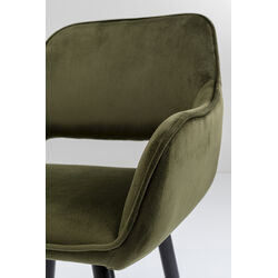 Chair with Armrest San Francisco Dark Green