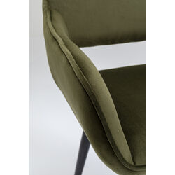 Chair with Armrest San Francisco Dark Green