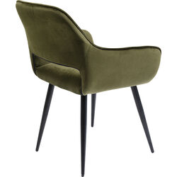 Chaise a. acc. San Francisco vert foncé