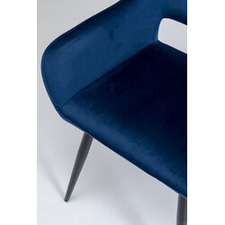 Chair with Armrest San Francisco Blue