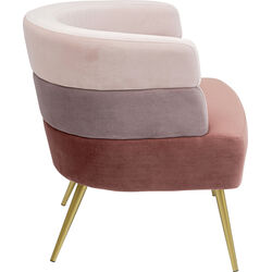 Fauteuil Sandwich mauve