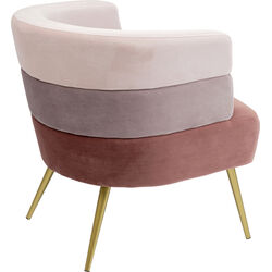 Fauteuil Sandwich mauve