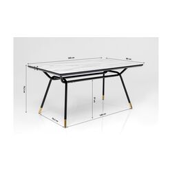 Table South Beach 160x90cm