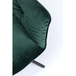 Swivel Chair with Armrest Mila Green