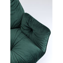 Chaise pivotante a. acc. Mila.vert